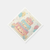 Mooie cake en cupcakes servet (Hoek)