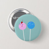 MOOIE Cake Pops Knop Ronde Button 5,7 Cm (Voorkant /achterkant)