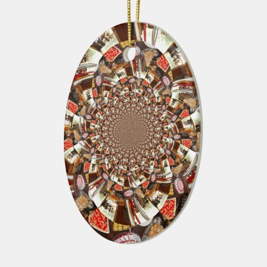 Mooie Cakes en desserts Keramisch Ornament (Links)