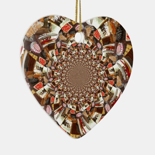 Mooie Cakes en desserts Keramisch Ornament (Rechts)