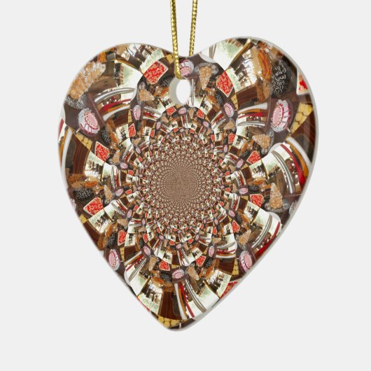 Mooie Cakes en desserts Keramisch Ornament (Links)