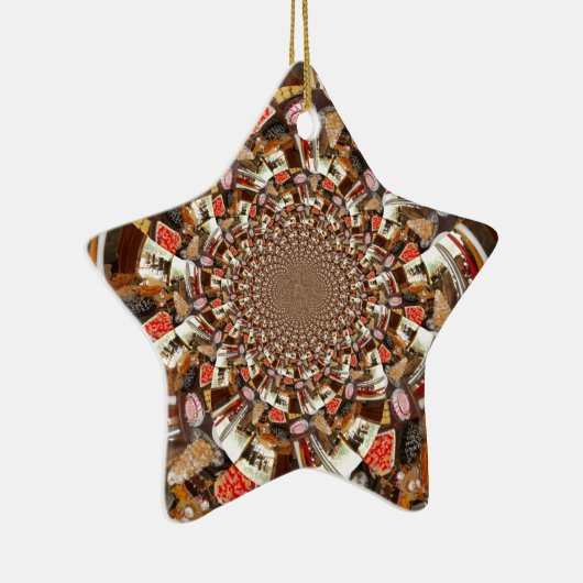 Mooie Cakes en desserts Keramisch Ornament (Rechts)