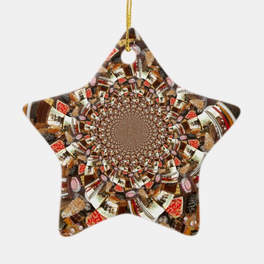 Mooie Cakes en desserts Keramisch Ornament (Voorkant)