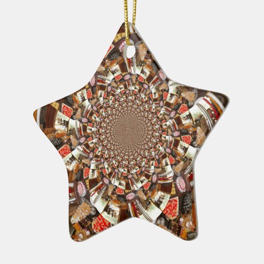 Mooie Cakes en desserts Keramisch Ornament (Links)