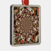 Mooie Cakes en desserts Metalen Ornament (Rechts)