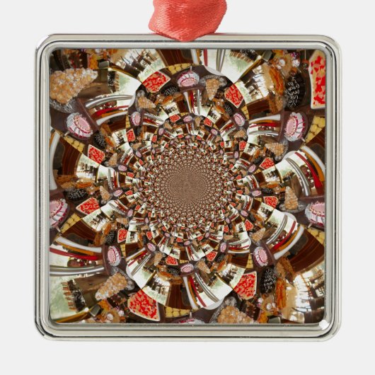 Mooie Cakes en desserts Metalen Ornament (Voorkant)