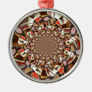 Mooie Cakes en desserts Metalen Ornament