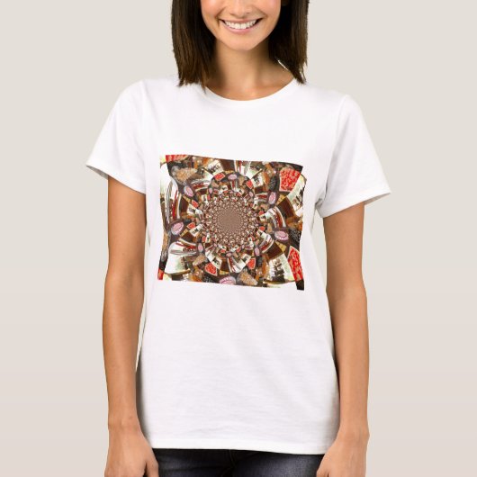 Mooie Cakes en desserts T-shirt (Voorkant)