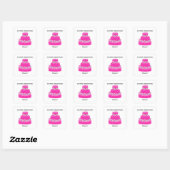 Mooie Cakes Vierkante Sticker (Vel)