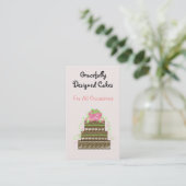Mooie Cakes Visitekaartje (Staand voorkant)