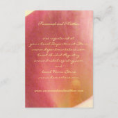 Mooie Calla Lily bruiloft invoegen Kaart (Achterkant)