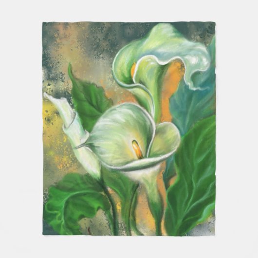 Mooie Calla Lily Fleece Blanket (Voorkant)