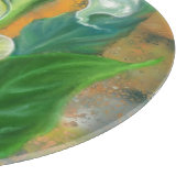 Mooie Calla Lily Flower Cutting Board Painting Snijplank (Hoek)