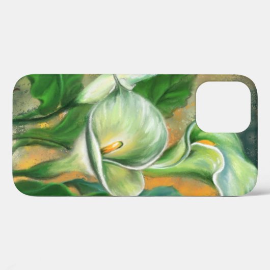 Mooie Calla Lily Flower - Migned Art Drawing Case-Mate iPhone Case (Achterkant (horizontaal))