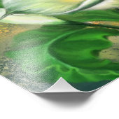 Mooie Calla Lily Flower - Migned Art Drawing Foto Afdruk (Hoek)