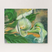 Mooie Calla Lily Flower - Migned Art Drawing Legpuzzel (Horizontaal)