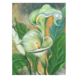 Mooie Calla Lily Flower - Migned Art Drawing Tafelkleed
