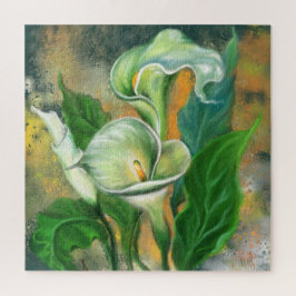 Mooie Calla Lily Flower - Migned Drawing Art Legpuzzel