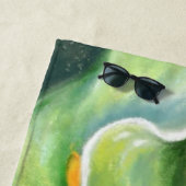 Mooie Calla Lily Flower - Migned Drawing Strandlaken (In situ)