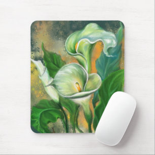 Mooie Calla Lily Flower Painting Muismat