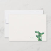 Mooie Calla Lily RSVP-kaart RSVP Kaartje (Achterkant)