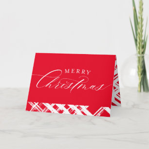 MOOIE CALLIGRAFIE Prettig kerstfeest schattig eleg Kaart