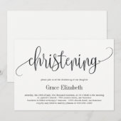 Mooie Calligrafie Uitnodiging (Voorkant / Achterkant)