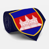 Mooie Cambodjaanse vlag Stropdas (Opgerold)