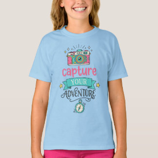Mooie Camerat-shirt voor Kinderen met Grafische Pr T-shirt