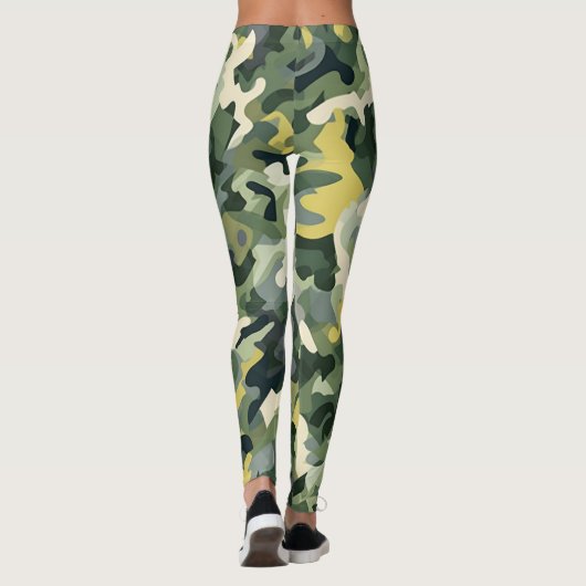 Mooie camouflage Art Leggings (Achterkant)