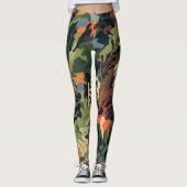 Mooie camouflage Art Leggings (Voorkant)