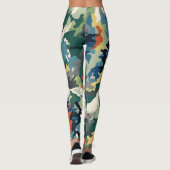 Mooie camouflage Art Leggings (Achterkant)