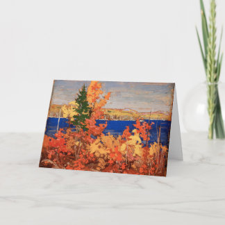 Mooie Canadese Art Autumn Foliage Tom Thomson Kaart