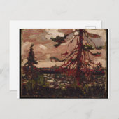 Mooie Canadese scene Ragged Pine Tom Thomson Briefkaart (Voorkant / Achterkant)