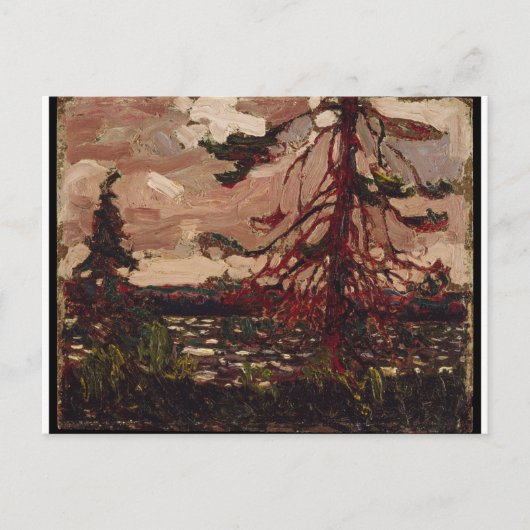 Mooie Canadese scene Ragged Pine Tom Thomson Briefkaart (Voorkant)