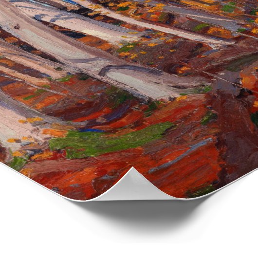 Mooie Canadese Tom Thomson Oktober schilderen Poster (Hoek)