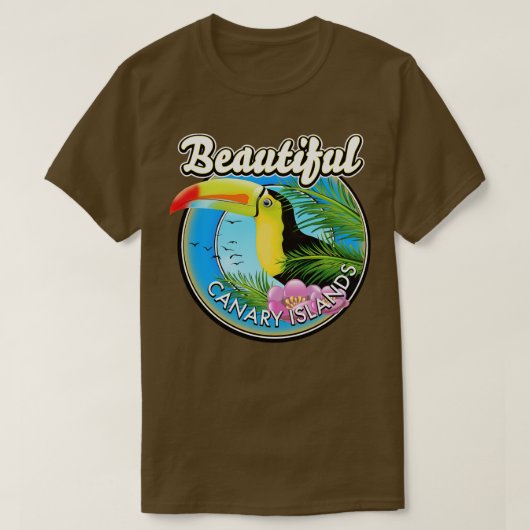 Mooie Canarische eilanden T-shirt (Design voorkant)