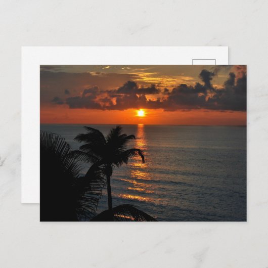 Mooie Cancun Sunset Briefkaart (Voorkant / Achterkant)