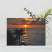Mooie Cancun Sunset Kaart (Staand voorkant)