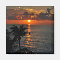 Mooie Cancun zonsondergang