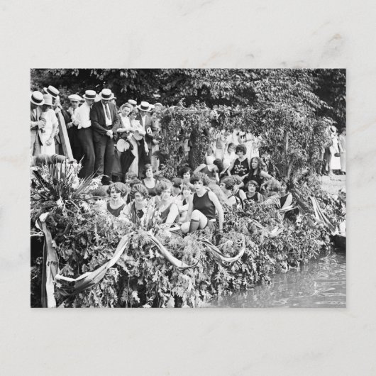 Mooie Canoe Girls, 1924 Briefkaart (Voorkant)