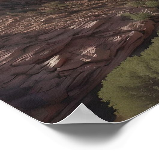 Mooie Canyon Uitzicht Poster Home Decor (Hoek)