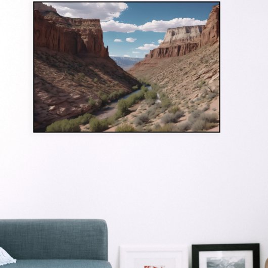 Mooie Canyon Uitzicht Poster Home Decor