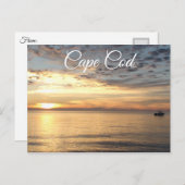 Mooie Cape Cod Sunset over Buzzard's Bay Briefkaart (Voorkant / Achterkant)