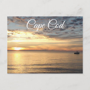 Mooie Cape Cod Sunset over Buzzard's Bay Briefkaart