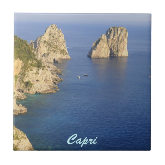 Mooie Capri-eiland Tegeltje (Voorkant)