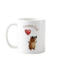 Mooie Capybara Altijd Chillen Valentijn Koffiemok