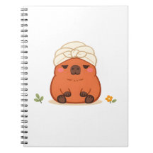 Mooie Capybara Spadag Touwelen Tulband Notitieboek