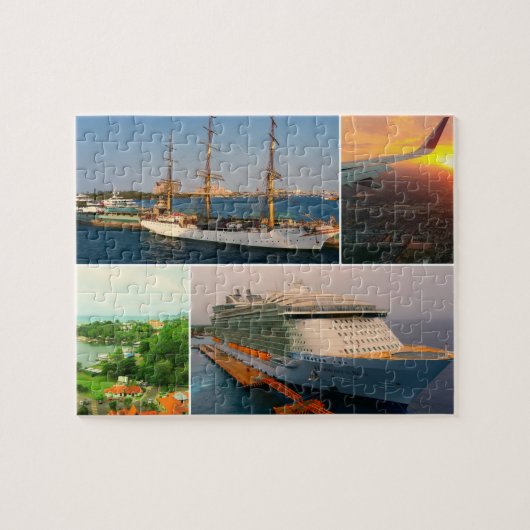 Mooie Caraïben/Bahamas Collage Legpuzzel (Horizontaal)