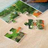 Mooie Caraïben/Bahamas Collage Legpuzzel (Zijkant)